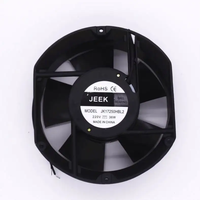 CE sertifikalı ve uzun ömürlü 170mm Fan DC 220V 240V eksenel 17251 endüstriyel kasa soğutma fanı