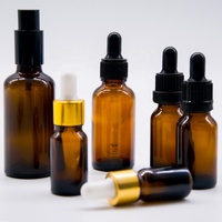 Ensemble d'huiles essentielles en verre ambré de 5 ml, 10 ml, 30 ml, flacon compte-gouttes en verre de 30 ml pour aromathérapie avec bouchon sécurité enfant