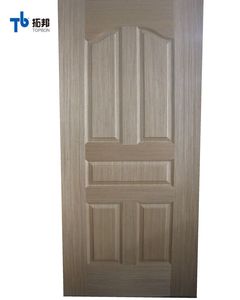 Placage naturel en frêne, hêtre, chêne, cerisier de 3 mm d'épaisseur, panneau de <span class=keywords><strong>porte</strong></span> en HDF moulé 860*2150 mm, 830*2050 mm - Product Image 3