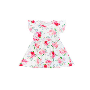 Wholesale Boutique children clothing sets floral dresses for children high quality dresses - Product Image 1