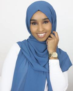 All'ingrosso <span class=keywords><strong>velo</strong></span> di base di alta qualità per le donne Chiffon semplice <span class=keywords><strong>donna</strong></span> sciarpa Hijab - Product Image 1