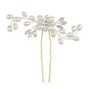 Nuovo cristallo per <span class=keywords><strong>capelli</strong></span> gioielli perla <span class=keywords><strong>accessori</strong></span> per <span class=keywords><strong>capelli</strong></span> da <span class=keywords><strong>sposa</strong></span> 2 pezzi/set - Product Image 4