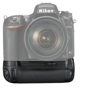 Sıcak satış Meike dikey çekim pil paketi pil yuvası MK-D750 Nikon D750 DSLR kamera
