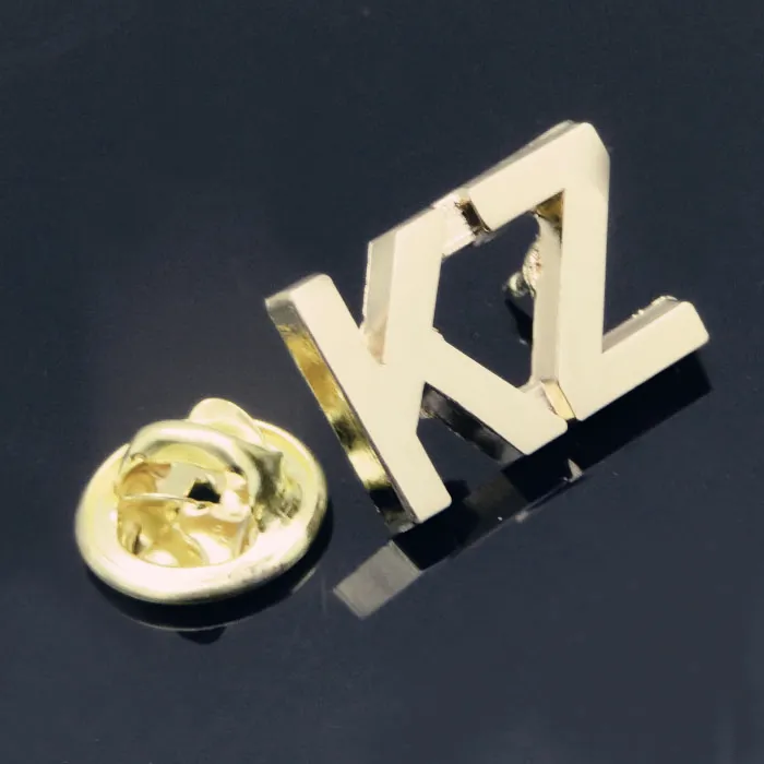 Broche alphabet en lettres et sur mesure, pour hommes, bijoux de haute qualité, prix d'usine