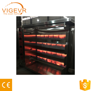 Baja tahan karat kualitas tinggi 6 batang panggangan ayam alat panggang roti ayam peralatan restoran - Product Image 6