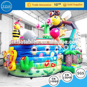 2017 casas de plástico para niños Halloween inflables juegos inflables en venta - Product Image 1