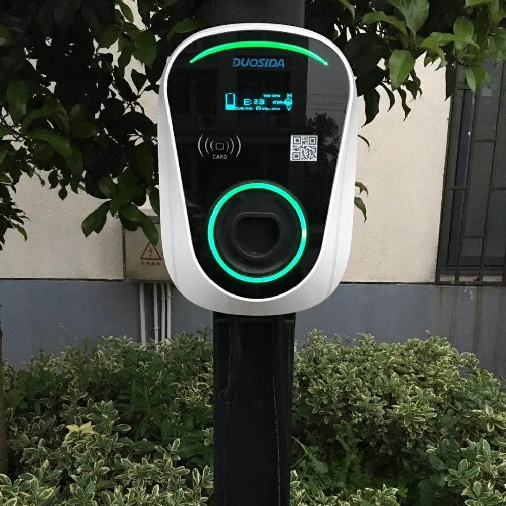 electric car charger station type 2 home charging piles column type electric charger