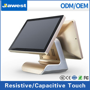 2015 best double screen cash register with card reader - Product Image 3