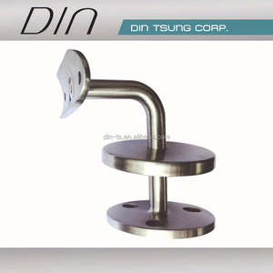 Stainless Steel <b>Wall</b> <b>Mount</b> Bracket for Stair <b>Railings</b> Minimalist Design Rust Resistant - Product Image 3