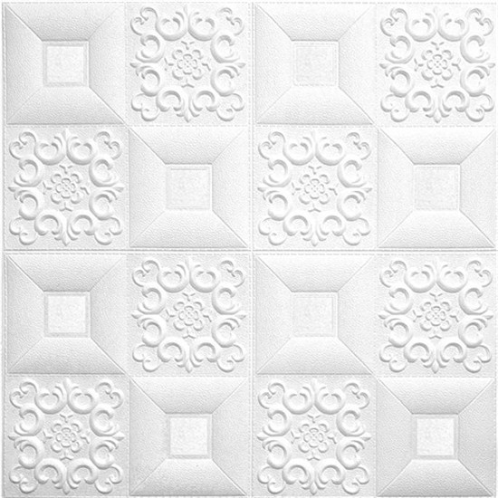 Trắng Cam Đen Xanh Gạch Thiết Kế Foam Wallpapers 3d Gạch Tường Giấy 3d Pe Wallpaper Walls