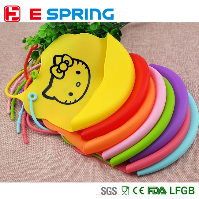 Для мальчиков и девочек новорожденных малышей Бандана нагрудники водонепроницаемый животного силикона нагрудником