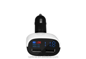 Móvil dual USB <span class=keywords><strong>cargador</strong></span> de coche con pantalla led - Product Image 5
