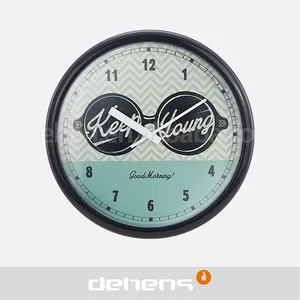 Factory Cheap Price Personalized Design Advertising Dial Silent Movement Plastic Wall Clock Creative Glasses Print Pattern Clock