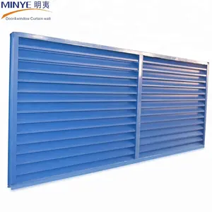 aluminum louver/shutter fixed windows for basement and house