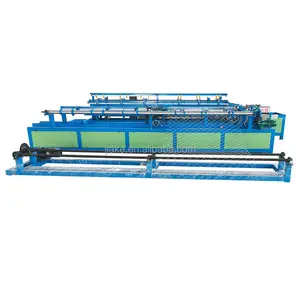 PVC wire chain link fence making machine price