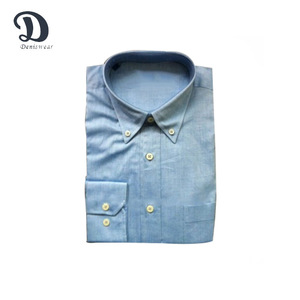 Hommes de casual <span class=keywords><strong>oxford</strong></span> chemise avec <span class=keywords><strong>col</strong></span> boutonné - Product Image 1