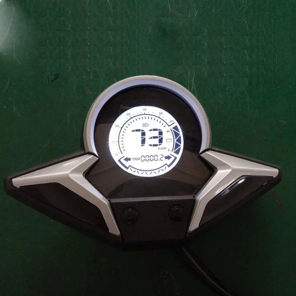 Multifunções LCD medidor de Velocidade Da Motocicleta Odômetro Medidor de RPM 13000 Óleo Temperatura Da Água