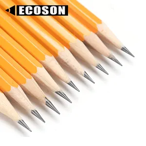 Pack 12の144 Tradition Yellow Schools' Favourite High Quality Drawing Writing Hexagonal Grade HB Black Lead Pencil