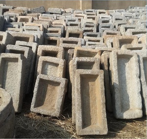 Reclaimed पुराने पत्थर सुअर फ़ीड पानी गर्त - Product Image 6