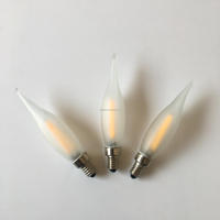 C22 C20 C18 E10S Bombilla de vela de filamento LED, 220V, 2W, para decoración de candelabros festivos e iluminación nocturna interior.