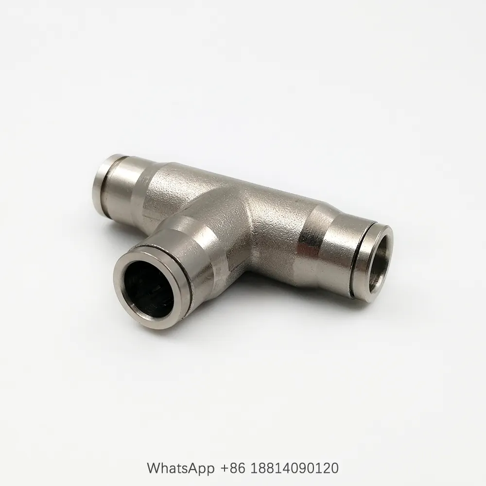 YS 3/8 "9.52มม.หลอด Tee Connector,ข้อต่ออย่างรวดเร็ว Tee Connector,สาม Way Connector หัวฉีด Fitting ร้อนขาย