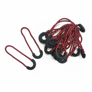 Personalizzazione morbida Pvc fatta a mano corda Puller cerniera in gomma tira logo personalizzato Uas 5 metallo tirare - Product Image 4