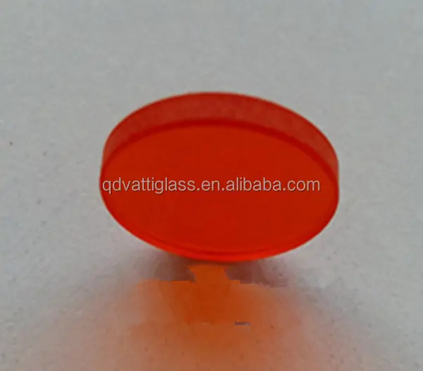 Optical Filters red color glass for red filter glass , red glass