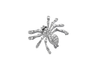 MST HR1053 bardian aleación rhinestone animal broche de araña - Product Image 1