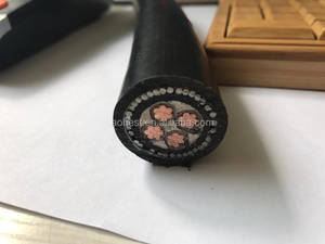 Cable de alta calificación 0,6/1KV 3C con conductor de cobre XLPE Cable de PVC Cable de alimentación de bajo voltaje blindado de alambre de acero para la construcción - Product Image 2
