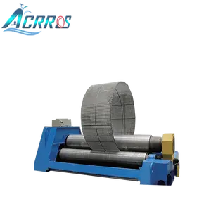 Mechanical Type 12MM Thick 3-Rolls 6 Meters Large Plate Rolling Machine