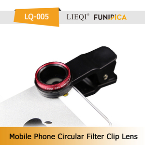 Teléfono móvil <span class=keywords><strong>de</strong></span> la cámara Triangular prism lente negro colores rojos <span class=keywords><strong>de</strong></span> plata con clip universal - Product Image 2