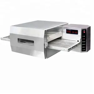 commercial conveyor pizza oven pancake dough baking bakery machine fast food use