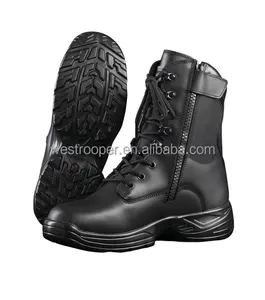 Bota de couro Hawk preto