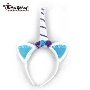 High quality flower unicorn baby girl headband