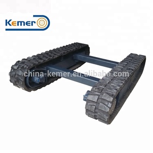 Sasis perayap karet jalur Undercarriage bahan karet yang dipasok pabrik - Product Image 3