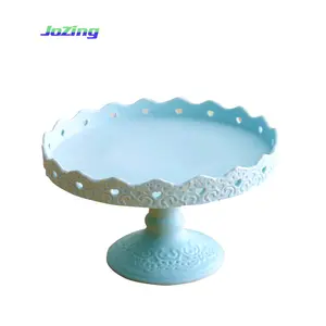 Vevor — Mini support à gâteau de mariage, en céramique émaillée colorée 8 "10", dentelle ajourée, personnalisé, usine