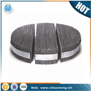 <span class=keywords><strong>Malla</strong></span> de Alambre Tejida de Acero Inoxidable, Resistente a Ácidos y Álcalis, Certificada ISO, para Columnas de Destilación Empacadas, Tejido Plano - Product Image 2