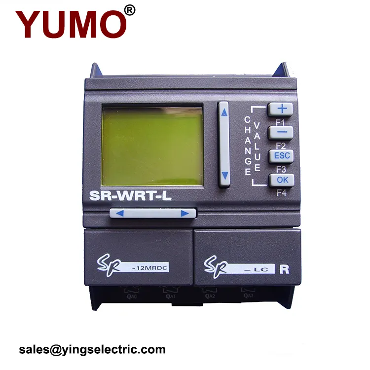 YUMO SR-12MRDC最高で安価なplcコントローラーオートメーションホームオートメーションplc