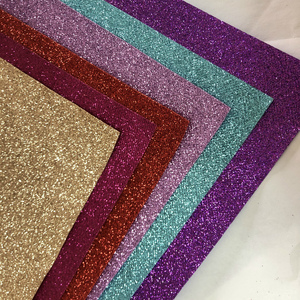 Backing and surface same color <strong>nonwoven</strong> backing fine glitter fabric sheets