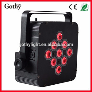 Gothylight 9 x 15 w batterie peut 6in1 pas cher Led Flat Par lumière - Product Image 3