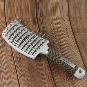 Masterlee-<span class=keywords><strong>cepillo</strong></span> de <span class=keywords><strong>pelo</strong></span> rizado de nailon, personalizado, disponible en 3 tamaños, color blanco - Product Image 4