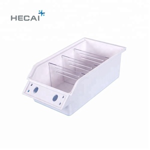 Chariot de médicaments de médecine de prix usine d'acier inoxydable d'hôpital chariot de secours médical double face de haute qualité - Product Image 5