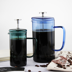<span class=keywords><strong>Cafetera</strong></span> Francesa <span class=keywords><strong>de</strong></span> Color Azul, <span class=keywords><strong>Cafetera</strong></span> Espresso y Tetera con Triple <span class=keywords><strong>Filtro</strong></span>, Émbolo <span class=keywords><strong>de</strong></span> Acero Inoxidable - Product Image 4
