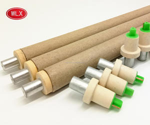 เทอร์โมคัปเปิลแบบใช้แล้วทิ้งชนิด B พร้อมด้วยสามเหลี่ยมติดต่อที่ใช้ในเตาเหนี่ยวนำเหล็กกล้าผู้ผลิตจีน - Product Image 1