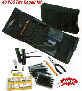 40 PCS d'urgence de voiture <span class=keywords><strong>Kit</strong></span> de réparation de crevaison pour pneus sans chambre à air - Product Image 1