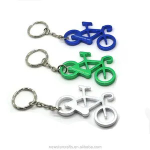 New Inventions Cute colorful bicycle keychain can custom