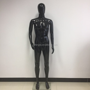Venta caliente Mini tamaño brillante hombre negro maniquí fantasma hombre <span class=keywords><strong>sin</strong></span> rostro huevo cabeza de maniquí - Product Image 1