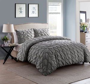 Bộ Chăn Ga Giường 8 Món Được Trang Trí Sang Trọng Mới Bộ Ga Giường Cỡ Lớn Mềm Màu Xám - Product Image 2