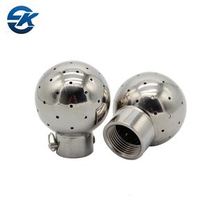 Gıda sınıfı paslanmaz çelik SS304 SS316L sabit sprey topu döner temizleme topu süt tankı için - Product Image 2
