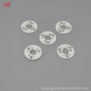 Các bộ phận gốm không đều xốp gốm Zirconia hoặc tap alumina đĩa gốm xốp